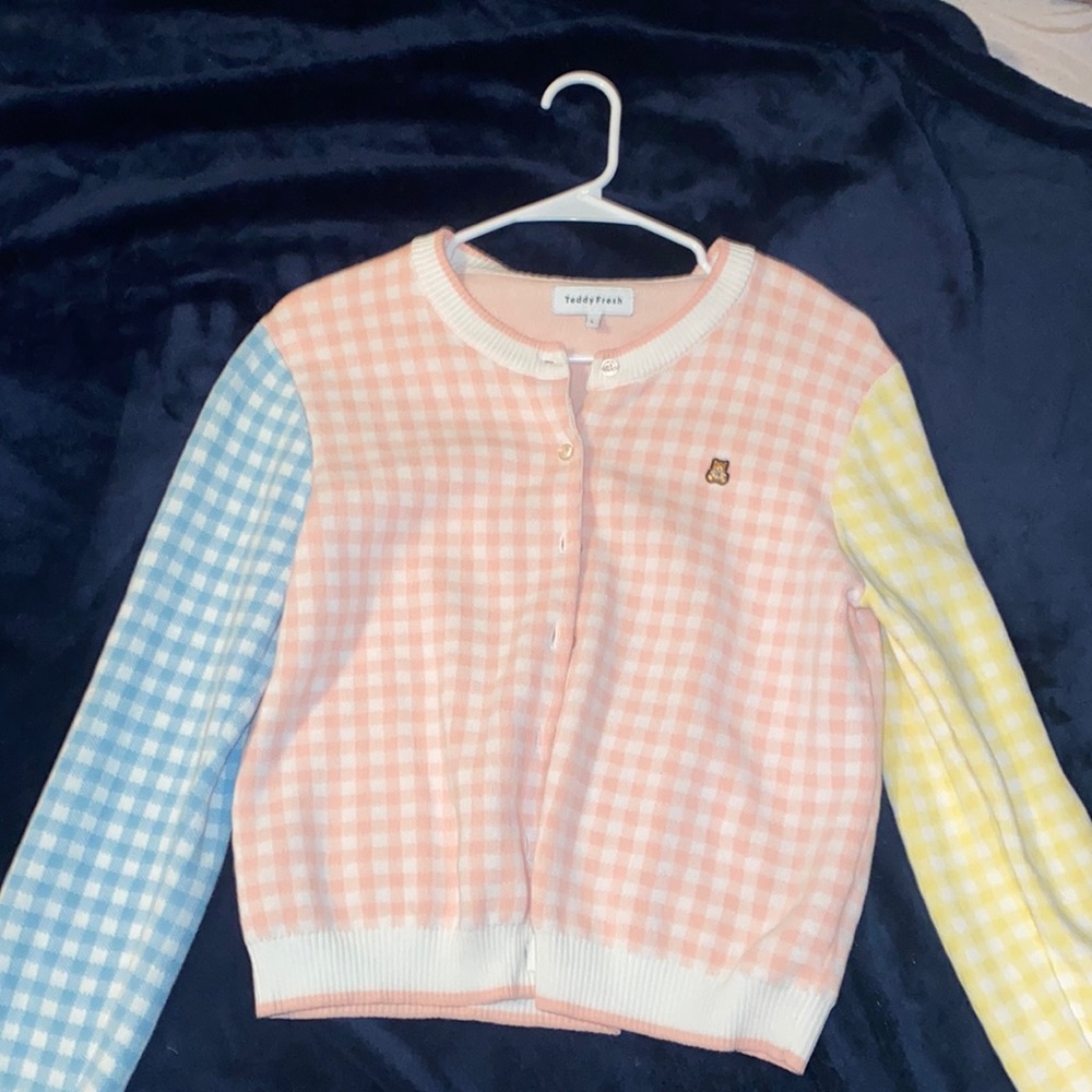 Teddy Fresh Gingham Sweater